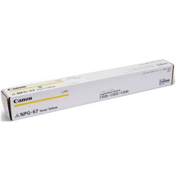 Latitude-Trade-House-Brother-Consumable-Canon Genuine NPG-67 Toner Yellow - 8527B001AA